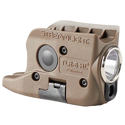 STREAMLIGHT 69351 TLR-6 HL G GUN LIGHT  FLAT DARK EARTH 300 LUMENS WHITE LED/GREEN LASER GLOCK 42/43/43X/48