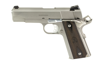 SPRINGFIELD ARMORY PX9417S 1911 GARRISON 9MM LUGER 9+1 4.25" STAINLESS MATCH GRADE BARREL, SERRATED STAINLESS STEEL SLIDE & FRAME W/BEAVERTAIL, THINLINE WOOD GRIP