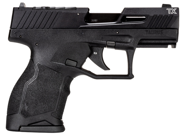 TAURUS 1TX2223110 TX22C  COMPACT 22 LR 10+1 3.60" MATTE BLACK STEEL BARREL, BLACK HARD COAT ANODIZED SERRATED ALUMINUM SLIDE, BLACK POLYMER FRAME W/PICATINNY RAIL BLACK POLYMER GRIPS