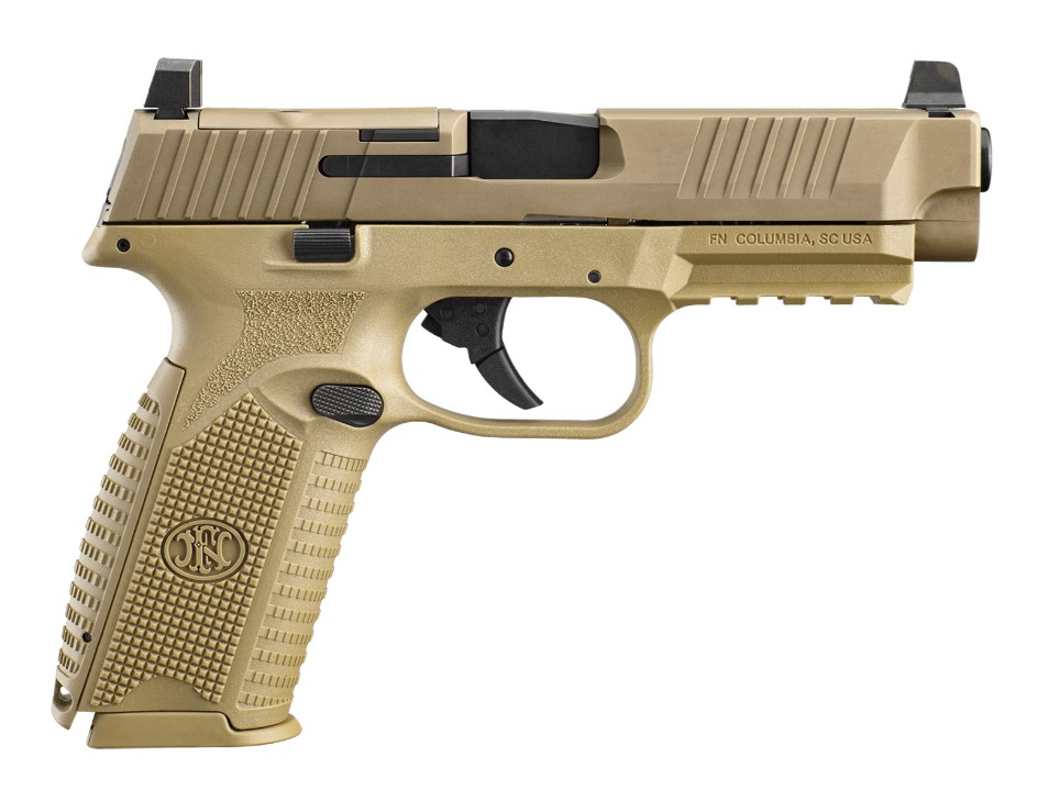 FN 66100723 509 MRD 9MM LUGER 10+1 BLACK FLAT DARK EARTH PVD FLAT DARK EARTH