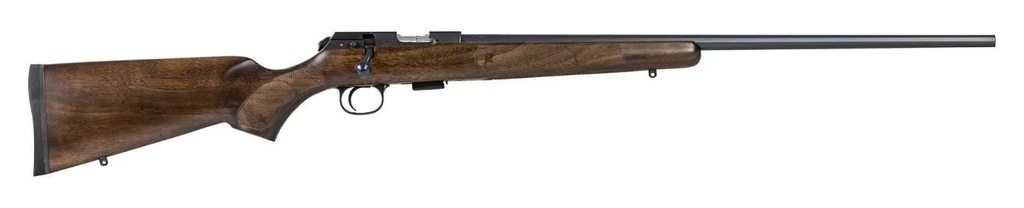 CZ-USA 02396 CZ 457 AMERICAN 22 LR 5+1 20" BLACK NITRIDE STEEL THREADED BARREL, AAAA MAPLE WOOD STOCK