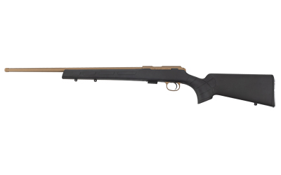 CZ-USA 02394 CZ 457 AMERICAN 22 LR 5+1 20" BRONZE CERAKOTE STEEL THREADED BARREL, AMERICAN STYLE BLACK SYNTHETIC STOCK