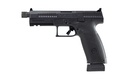 CZ-USA 91556 P-10 F  9MM LUGER 21+1 5.10" BLACK THREADED BARREL, BLACK NITRIDE STEEL OPTIC READY/SERRATED SLIDE, BLACK POLYMER FRAME W/PICATINNY RAIL, INTERCHANGEABLE BACKSTRAP GRIP, AMBIDEXTROUS