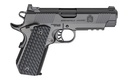 SPRINGFIELD ARMORY PC9124 1911 TRP  45 ACP 8+1 4.25" STAINLESS MATCH GRADE BARREL, BLACK CERAKOTE SERRATED CARBON STEEL SLIDE & FRAME W/BEAVERTAIL, VZ HYDRA G10 GRIP