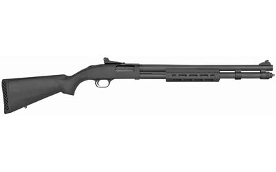 MOSSBERG 50674 590  12 GAUGE PUMP 3" 8+1 20" MATTE BLUED STEEL BARREL, MATTE BLUED DRILLED & TAPPED RECEIVER, M-LOK HANDGUARDS, BLACK FIXED SYNTHETIC STOCK