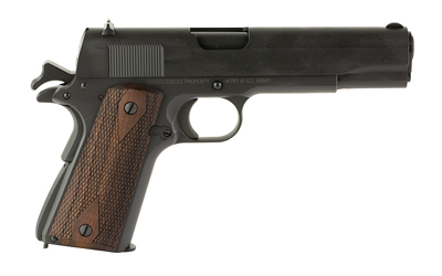 TISAS 10100539 1911 A1 US ARMY WWII 45 ACP 7+1 5" BLACK STEEL BARREL MANGANESE PHOSPHATE COATED SERRATED CARBON STEEL SLIDE & FRAME W/BEAVERTAIL