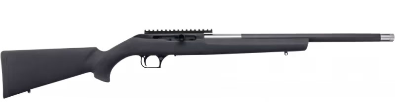 MAGNUM RESEARCH SBA22WMH MAGNUM LITE STRAIGHT BOLT 22 WMR 9+1 19" BLACK THREADED BARREL, BLACK ANODIZED ALUMINUM RECEIVER W/PICATINNY RAIL, BLACK HOGUE OVERMOLDED POLYMER STOCK