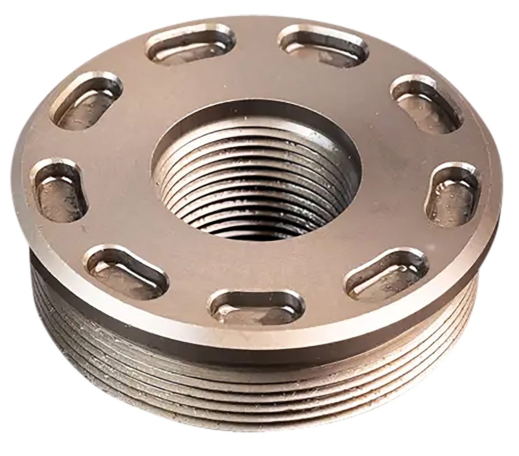 SILENCERCO AC5321 BRAVO DIRECT THREAD MOUNT AC669 5/8"-24 TPI, BLACK TITANIUM