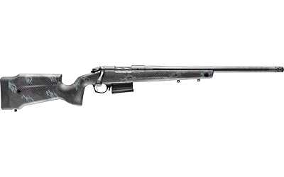 BERGARA RIFLES B14S752CF B-14 CREST 6.5 CREEDMOOR 5+1 20" SNIPER GRAY CERAKOTE #5 CONTOUR THREADED BARREL, SNIPER GRAY CERAKOTE STEEL RECEIVER, BLACK & GRAY SPONGE FIXED CARBON FIBER STOCK
