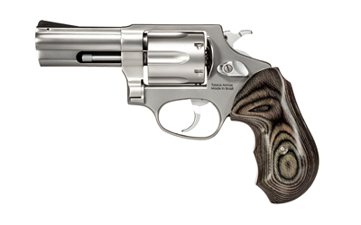 ROSSI 2-RP639WD1 RP63  SMALL FRAME 357 MAG 6RD 3" STAINLESS STEEL BARREL, CYLINDER & FRAME BLACK/GRAY LAMINATE GRIP, HAMMER BLOCK SAFETY, EXPOSED HAMMER