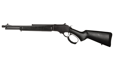 ROSSI 953030161TB R95 TRIPLE BLACK 30-30 WIN 5+1 16.50" BLACK CERAKOTE THREADED BARREL, BLACK CERAKOTE PICATINNY RAIL STEEL RECEIVER, BLACK SPLATTER FIXED WOOD STOCK