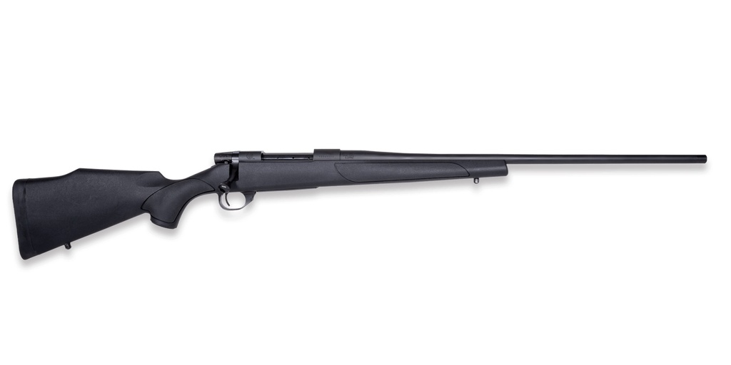 WEATHERBY VTX300WR4T VANGUARD OBSIDIAN FULL SIZE 300 WTHBY MAG 3+1 24" BLUED #2 CONTOUR THREADED BARREL, BLUED DRILLED & TAPPED STEEL RECEIVER, BLACK MONTE CARLO SYNTHETIC STOCK