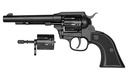 DIAMONDBACK DB053CA001 SIDEKICK  22 LR/22 MAG 9 SHOT, 5.50" BLACK CERAKOTE STEEL BARREL & CYLINDER, BLACK CERAKOTE ZINC ALLOY FRAME, BLACK CHECKERED GFN GRIP, EXPOSED HAMMER, HAMMER SAFETY