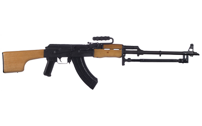 CENTURY ARMS RI4988N AES-10B RPK 7.62X39MM 30+1 21.50" HEAVY MATCH GRADE BARREL, BLACK RECEIVER, WOOD FURNITURE, CLUBFOOT STYLE STOCK, CARRY HANDLE, BIPOD