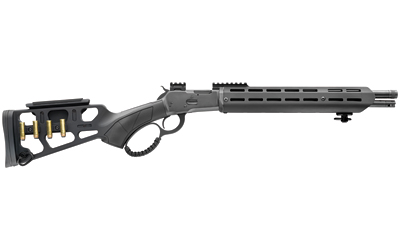 CHIAPPA FIREARMS 920434 WILDLANDS TAKEDOWN 92 44 MAG 9+1 16.50" BLUED STEEL THREADED BARREL, BLUED PICATINNY RAIL STEEL RECEIVER, M-LOK HANDGUARD, SKELETONIZED BLACK SYNTHETIC STOCK W/ADJUSTABLE COMB