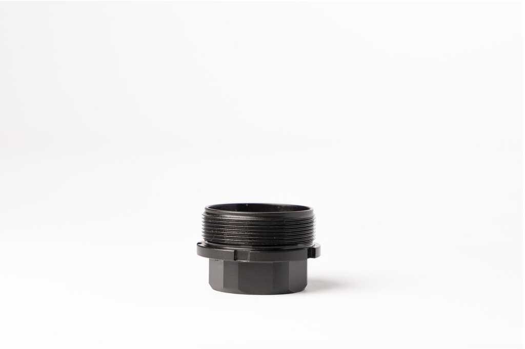 HUXWRX 2338 STICTION LOCK ADAPTER STAINLESS STEEL BLACK
