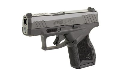 TAURUS 1GX4M93GR GX4  MICRO-COMPACT 9MM LUGER 11+1/13+1 3.06" BLACK STEEL BARREL/GRAY SERRATED SLIDE/ GRAY STAINLESS STEEL FRAME/ BLACK POLYMER W/INTERCHANGEABLE BACKSTRAP GRIPS RIGHT HAND