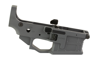 RADIAN WEAPONS R0388 A-DAC 15 LOWER RECEIVER GRAY, FULLY AMBI CONTROLS, TALON 45/90 SAFETY, EXT. BOLT CATCH, LEFT-SIDE MAG RELEASE, RIGHT-SIDE BOLT RELEASE, ENHANCED TAKEDOWN PINS