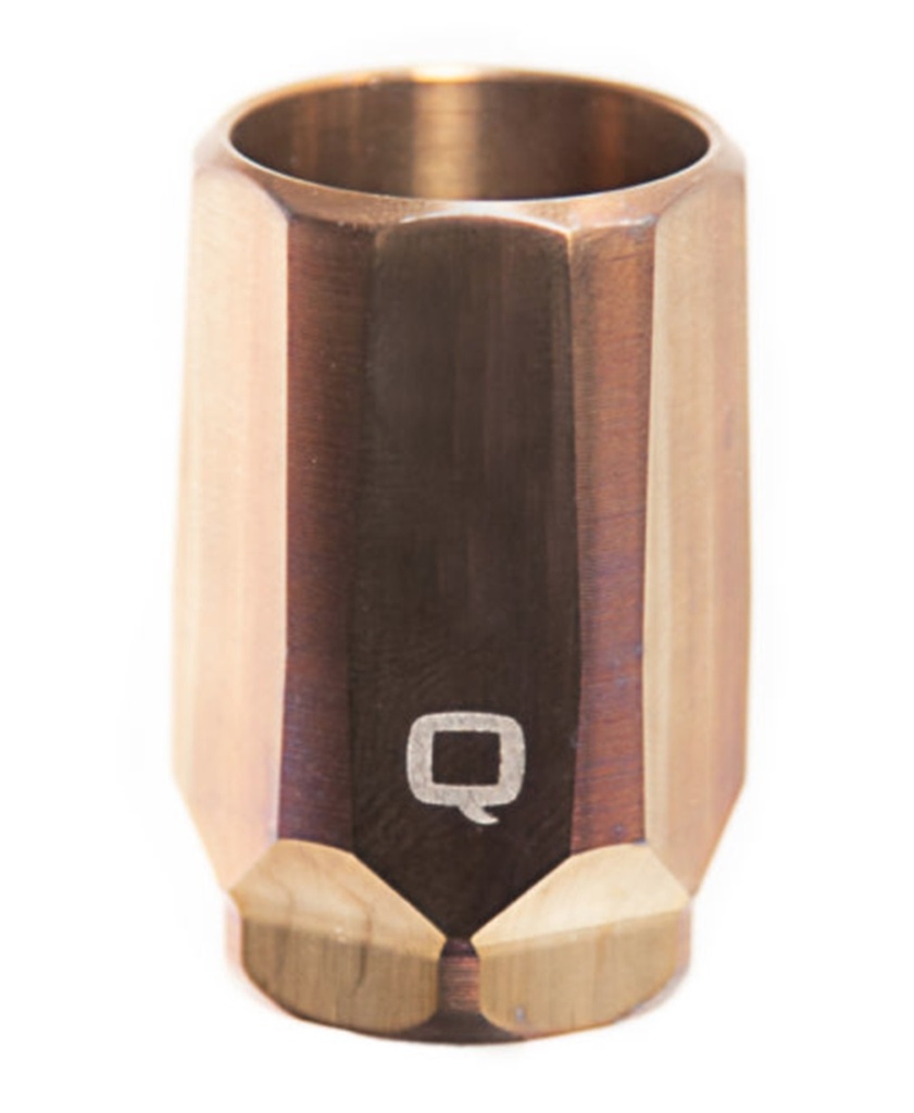 Q LLC ACCWHISTLETIPXL WHISTLE TIP BLAST MITIGATION DEVICE 338 CAL (8.6MM), QD, COPPER, 1.85" L, 1.16" D, FITS XL CHERRY BOMB BRAKE