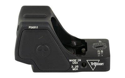TRIJICON 3200002 RMR HD MATTE BLACK 1 X 0.89" X 0.67" 3.25 MOA RED DOT/55 MOA CIRCLE MULTI RETICLE