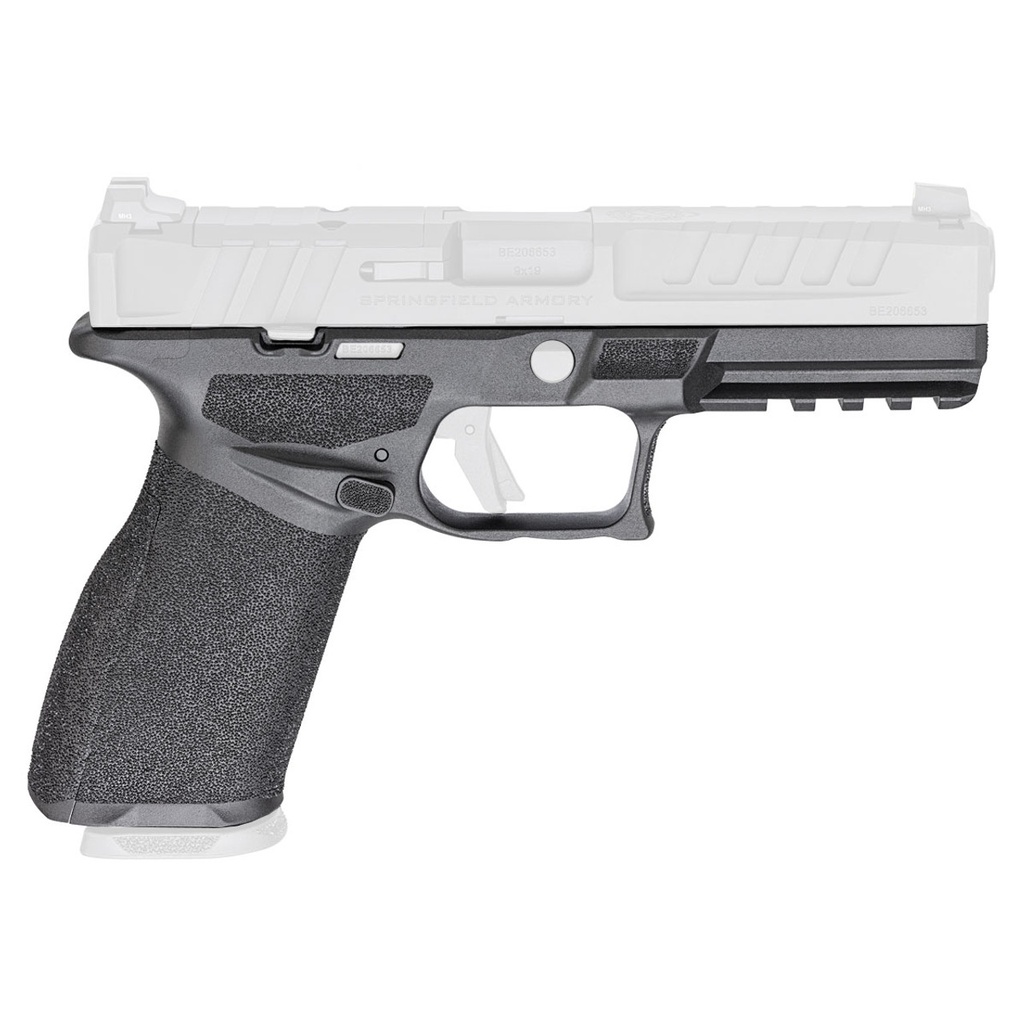SPRINGFIELD ARMORY EC1002HTRET ECHELON GRIP MODULE MEDIUM, AGGRESSIVE TEXTURE, BLACK POLYMER, AMBI MAG RELEASE, INCLUDES 3 INTERCHANGEABLE BACKSTRAPS