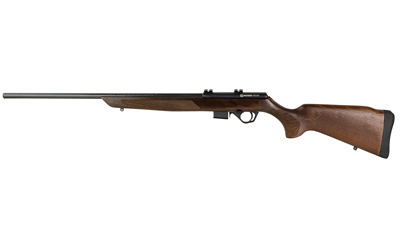 ROSSI RB22W2111WD RB22  FULL SIZE 22 WMR 5+1 21" BLUED STEEL BARREL, BLUED WEAVER SCOPE MOUNT STEEL RECEIVER, HARDWOOD MONTE CARLO STOCK