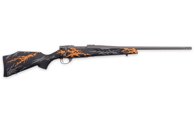 WEATHERBY VYH65CMR2B VANGUARD COMPACT HUNTER 6.5 CREEDMOOR 4+1 20", TUNGSTEN GRAY BARREL/REC, BLACK W/GRAY & ORANGE SPONGE ACCENTS MONTE CARLO STOCK, ACCUBRAKE MUZZLE BRAKE