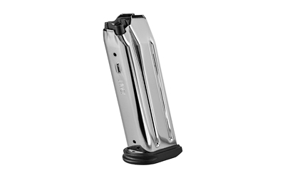 FN 20100733 510 REPLACEMENT MAGAZINE 10RD 10MM STAINLESS STEEL W/ BLACK POLYMER FLUSH FLOORPLATE FITS FN 510 TACTICAL