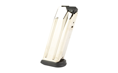 FN 20100719 510 REPLACEMENT MAGAZINE 15RD 10MM STAINLESS STEEL W/ BLACK POLYMER FLUSH FLOORPLATE FITS FN 510 TACTICAL