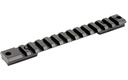 WARNE V464M VAPOR PICATINNY RAIL BLACK ANODIZED SAVAGE 110 SHORT ACTION, 0 MOA