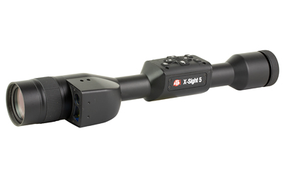 ATN DGWSXS3155LRF X-SIGHT 5 LRF NIGHT VISION RIFLE SCOPE BLACK ANODIZED 3-15X, 30MM TUBE, GEN 5 SMART MIL DOT RETICLE