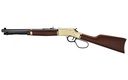 HENRY H006GR SIDE GATE CARBINE 44 MAG/44 SPECIAL 7+1 16.50" BLUED OCTAGON BARREL, POLISHED BRASS REC, AMERICAN WALNUT STOCK, ADJ. SIGHT, LARGE LOOP LEVER