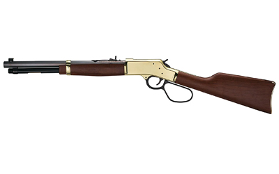 HENRY H006GC SIDE GATE  45 COLT (LC) 10+1 20" BLUED OCTAGON BARREL, POLISHED BRASS REC, AMERICAN WALNUT STOCK, ADJ. SIGHT