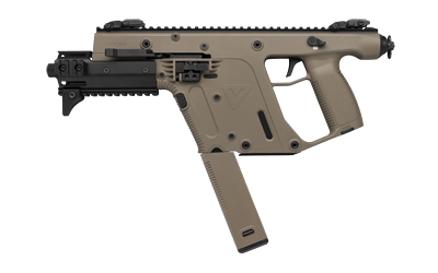 KRISS USA KV90PFD30 VECTOR ENHANCED SDP GEN2 9MM LUGER 40+1 6.50" BLACK NITRIDE THREADED BARREL, FLAT DARK EARTH PICATINNY RAIL, MK5M MODULAR RAIL, GLOCK MAGAZINE COMPATIBLE