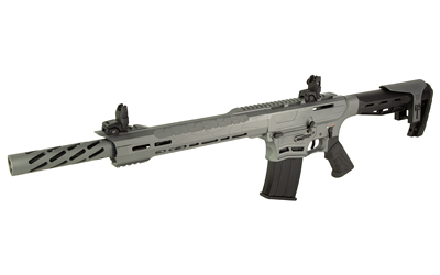 CITADEL CBOSS2512TG BOSS-25  12 GAUGE SEMI-AUTO 3" 5+1 18.75" BLACK STEEL THREADED BARREL, TUNGSTEN GRAY PICATINNY RAIL RECEIVER, BLACK ADJ COMB SYNTHETIC STOCK, BLACK FINGER GROOVE GRIP