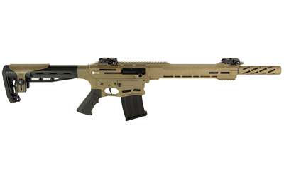 CITADEL CBOSS2512FDE BOSS25  12 GAUGE SEMI-AUTO 3" 5+1 18.75" BLACK STEEL THREADED BARREL, FLAT DARK EARTH PICATINNY RAIL ALUMINUM RECEIVER, PICATINNY HANDGUARDS, BLACK ADJ CHEEK RISER SYNTHETIC STOCK