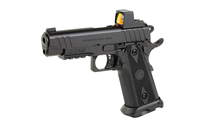 GIRSAN 395030 WITNESS2311  9MM LUGER 17+1 4.25" BLACK STEEL BARREL, BLACK SERRATED STEEL SLIDE, BLACK POLYMER FRAME W/BEAVERTAIL & PICATINNY RAIL, BLACK CHECKERED POLYMER GRIP, AMBIDEXTROUS