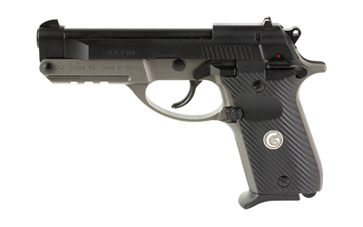 EAA GIRSAN 390855 MC 14T SOLUTION COMPACT FRAME 380 ACP 13+1, 4.50" BLACK STEEL TIP-UP BARREL & SERRATED STEEL SLIDE, MATTE STAINLESS ALUMINUM FRAME W/PICATINNY RAIL, BLACK POLYMER GRIP, AMBIDEXTROUS