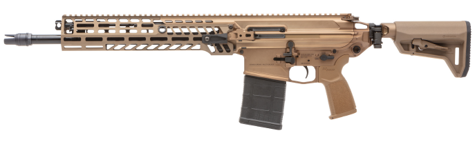 SIG SAUER RSPEAR76216B MCX SPEAR 7.62X51MM NATO 20+1 16", COYOTE, MAGPUL SL-K FOLDING STOCK, OEM POLYMER GRIP, SLX/SLH QD FLASH HIDER, AMBI CONTROLS, ADJ. GAS BLOCK
