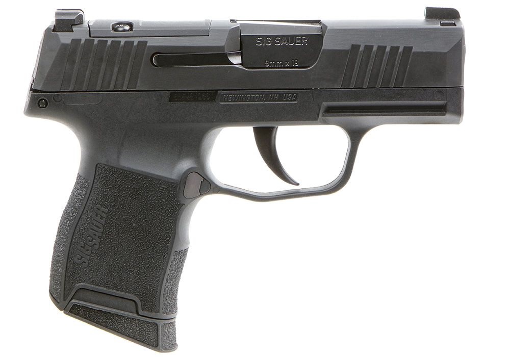 SIG SAUER 3659BXR3P P365 BXR MICRO-COMPACT 9MM LUGER 10+1 3.10" BLACKBARREL, BLACK NITRON OPTIC READY/SERRATED SLIDE, BLACK POLYMER GRIPS