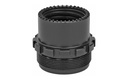 YANKEE HILL 3060 PHANTOM QD ADAPTER 1-3/8"-24 TPI, BLACK STAINLESS STEEL