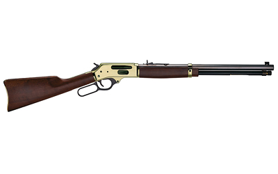 HENRY H009BG SIDE GATE  FULL SIZE 30-30 WIN 5+1 20" BLUED STEEL BARREL, BRASS POLISHED DRILLED & TAPPED BRASS RECEIVER, AMERICAN WALNUT FIXED STOCK, RIGHT HAND