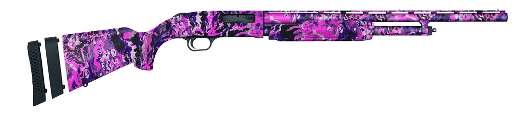 MOSSBERG 54161 500 SUPER BANTAM YOUTH 20 GAUGE PUMP 3" 5+1 OVERALL MUDDY GIRL WILD 22" VENT RIB BARREL, STEEL RECEIVER & ADJ LOP SYNTHETIC STOCK, RIGHT HAND