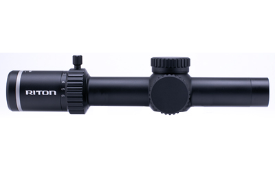 RITON OPTICS 5T110LFI23 5 TACTIX BLACK 1-10X24MM 30MM TUBE ILLUMINATED 3OT RETICLE