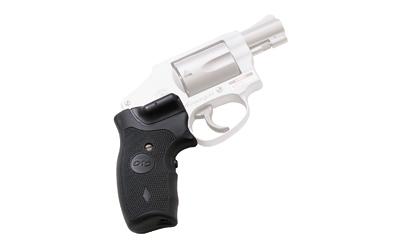 CRIMSON TRACE 011150 LASERGRIPS  FITS S&W J-FRAME ROUND BUTT, RED LASER 633NM WAVELENGTH 5MW OUTPUT, BLACK POLYMER EXTENDED