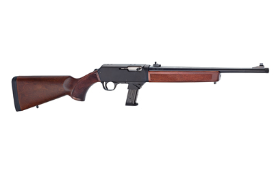HENRY H027H9S HOMESTEADER W/SIG/S&W MAG WELL ADAPTER 9MM LUGER 10+1 16.37" BLUED STEEL THREADED BARREL, BLACK ANODIZED ALUMINUM DRILLED & TAPPED RECEIVER, AMERICAN WALNUT WOOD FIXED, AMBIDEXTROUS
