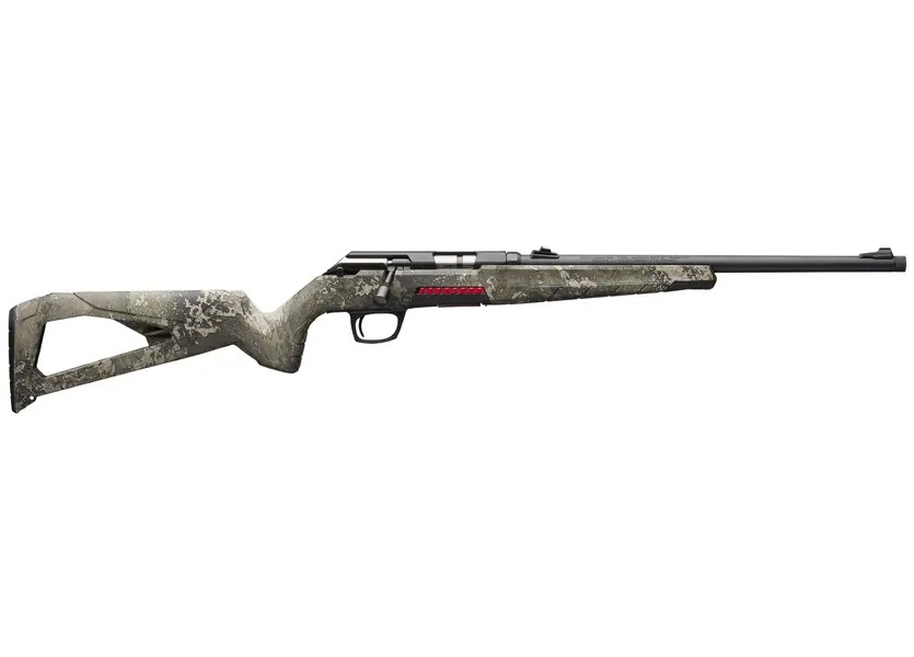 WINCHESTER REPEATING ARMS 525207102 XPERT SR 22 LR 10+1 16.50" MATTE BLACK THREADED BARREL, MATTE BLACK DRILLED & TAPPED STEEL RECEIVER, TRUETIMBER STRATA SKELETONIZED SYNTHETIC STOCK, RIGHT HAND