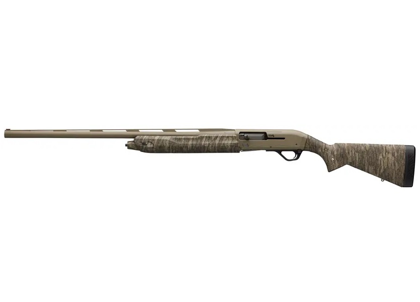 WINCHESTER REPEATING ARMS 511311292 SX4 HYBRID HUNTER 12 GAUGE 3.5" 4+1 2.75" 28", FDE CERAKOTE BARREL/REC, MOSSY OAK BOTTOMLAND FURNITURE, TRUGLO FIBER OPTIC SIGHT LEFT HAND