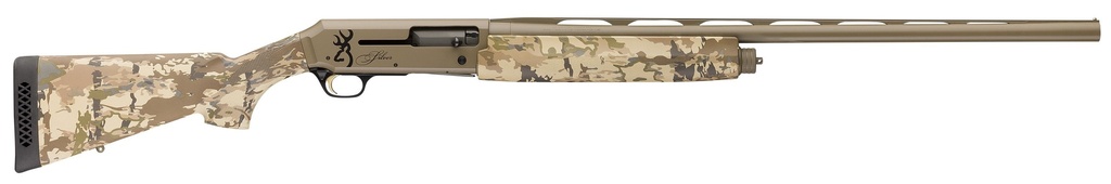 BROWNING 011438204 SILVER FIELD 12 GAUGE 3.5" 4+1 (2.75") 28", FDE BARREL/REC, AURIC CAMO SYNTHETIC STOCK WITH TEXTURED GRIPPING SURFACE