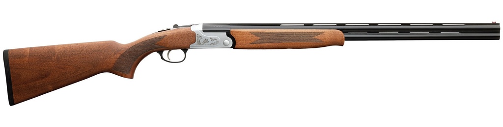 CHARLES DALY 930343 202  28 GAUGE 3" 2RD 26" BLUED VENT RIB BARREL, SILVER ENGRAVED RECEIVER, WALNUT WOOD FIXED CHECKERED STOCK RIGHT HAND